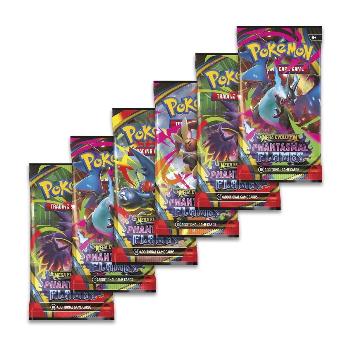 phantasmal flames booster box uk Pokemon Mega Evolution: Phantasmal Flames Sleeved Booster Pack main image 0