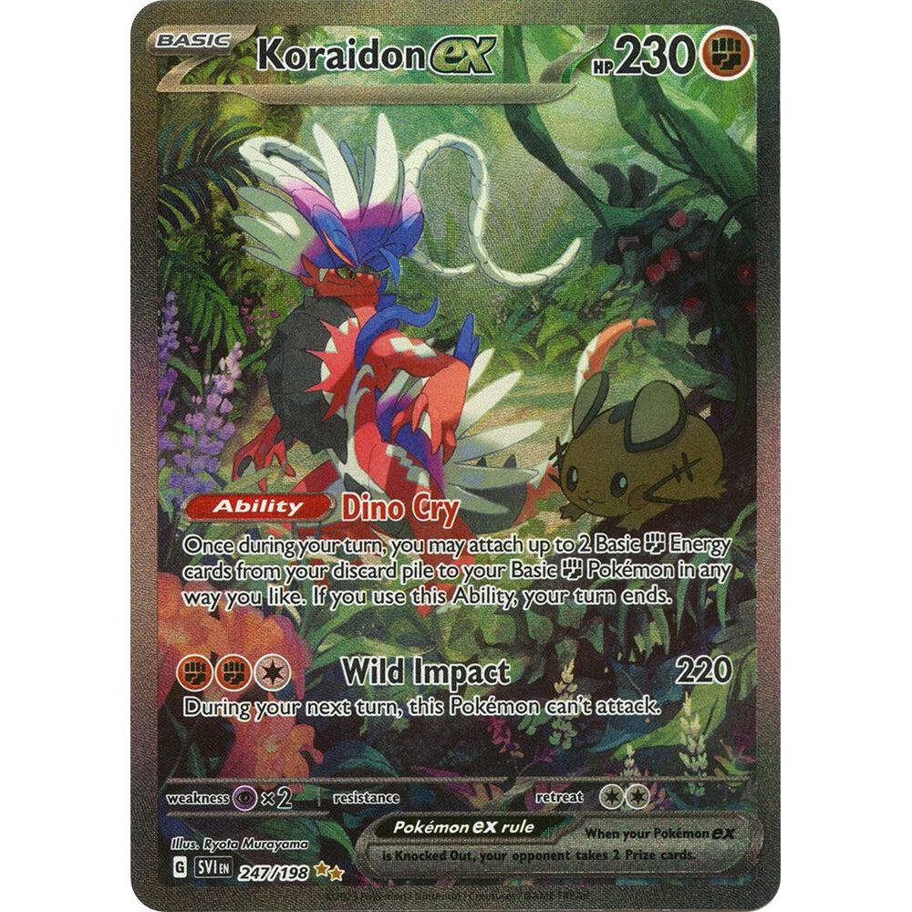Koraidon ex SVI #247 Special Illustration Rare
