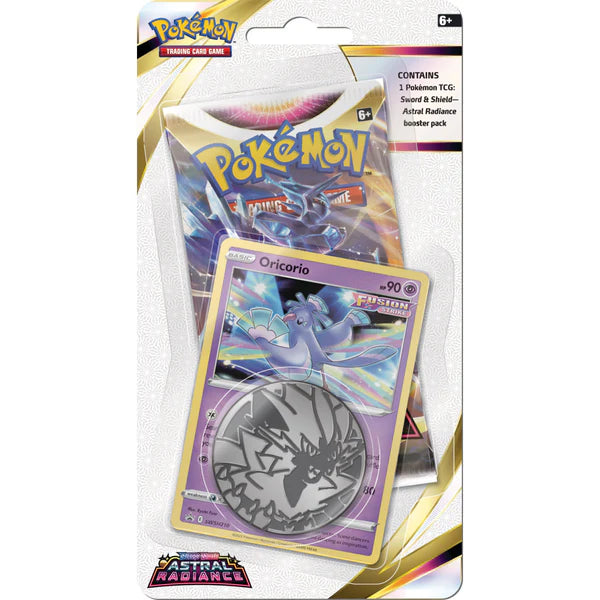 Pokemon TCG. Astral Radiance Blister Pack. Oricorio.