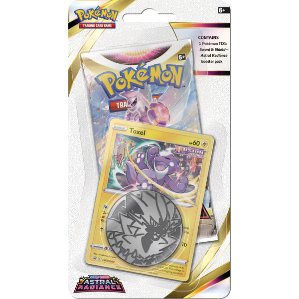 Pokemon TCG. Astral Radiance Blister Pack. Toxel.