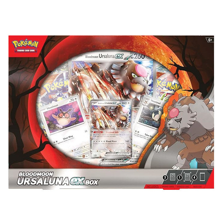 Pokemon TCG. Bloodmoon Ursaluna Collection Box. Front 2.