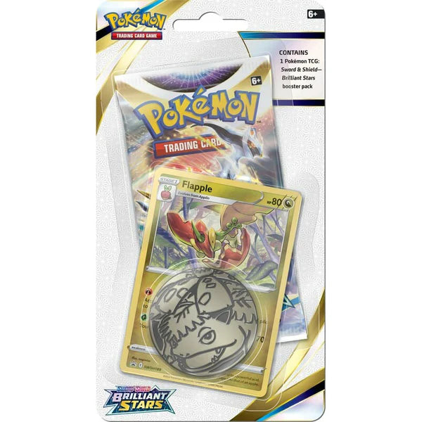 Pokemon TCG. Brilliant Stars Blister Pack. Flapple.