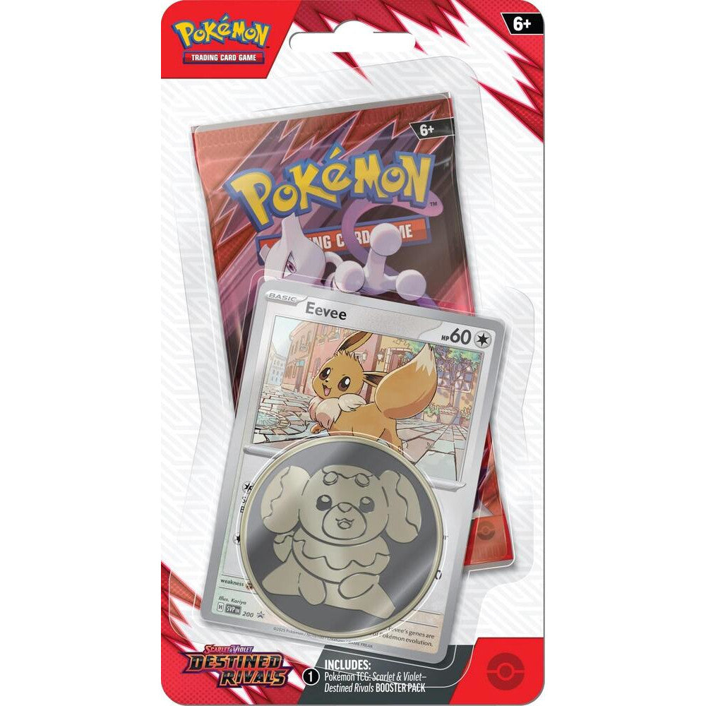 Pokemon TCG. Destined Rivals Blister Pack. Eevee.