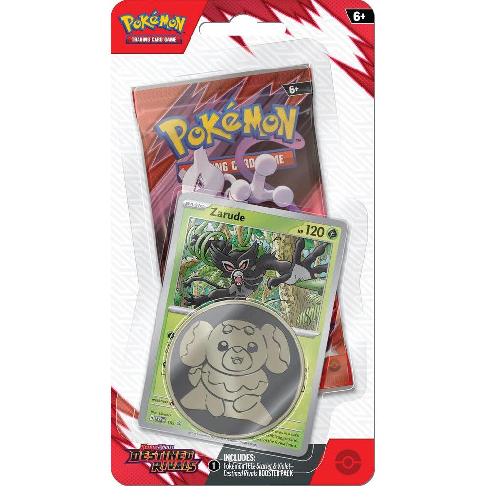 Pokemon TCG. Destined Rivals Blister Pack. Zarude.