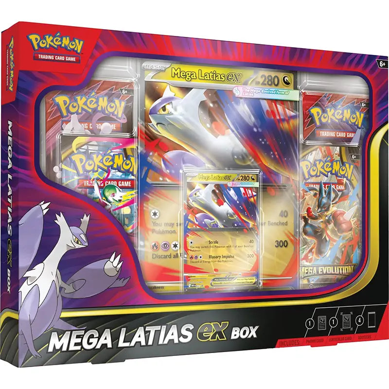 Pokemon TCG. Mega Latias Collection Box. Front.
