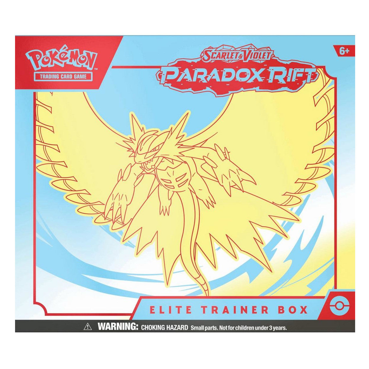 Pokemon TCG. Paradox Rift ETB. Front.