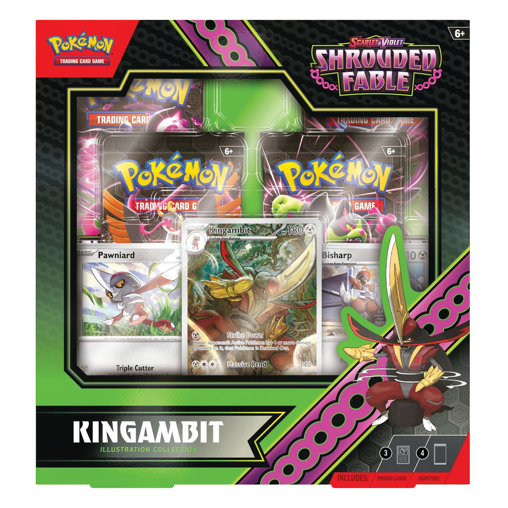 Pokemon TCG. Shrouded Fable Kingambit Collection. Front.
