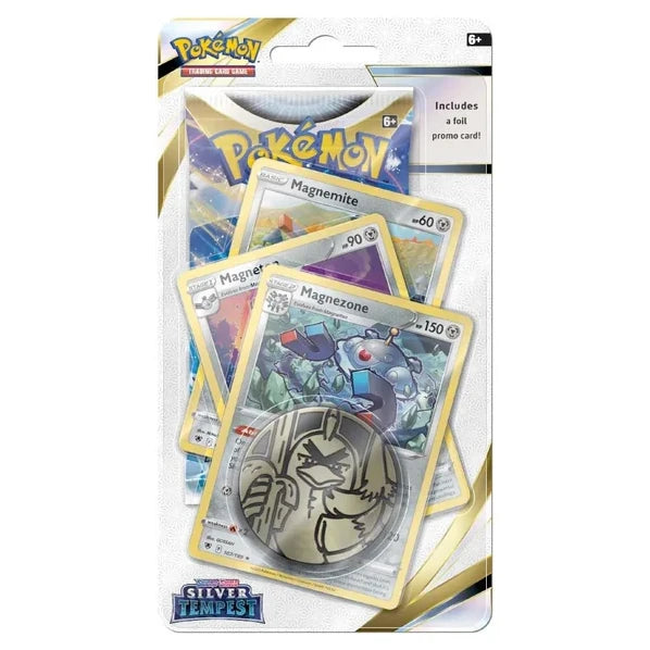 Pokemon TCG. Silver Tempest Blister Pack. Magnezone.