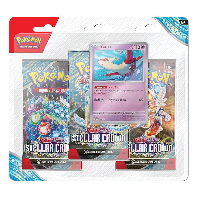 Pokemon TCG. Stellar Crown Blister Pack. Latias.