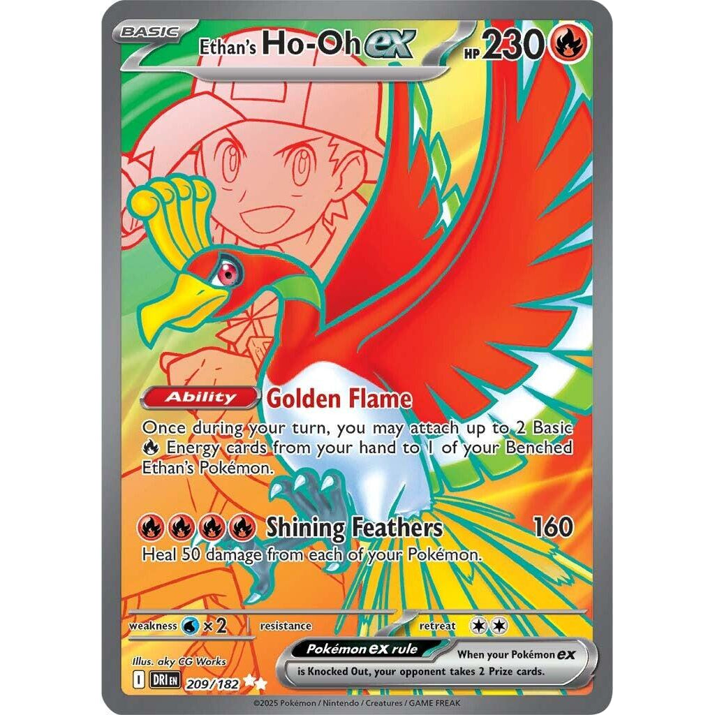 Ethan's Ho-Oh ex DRI #209 Ultra Rare