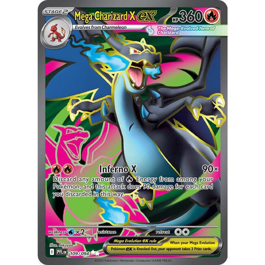 Mega Charizard X ex PFL #109 Ultra Rare