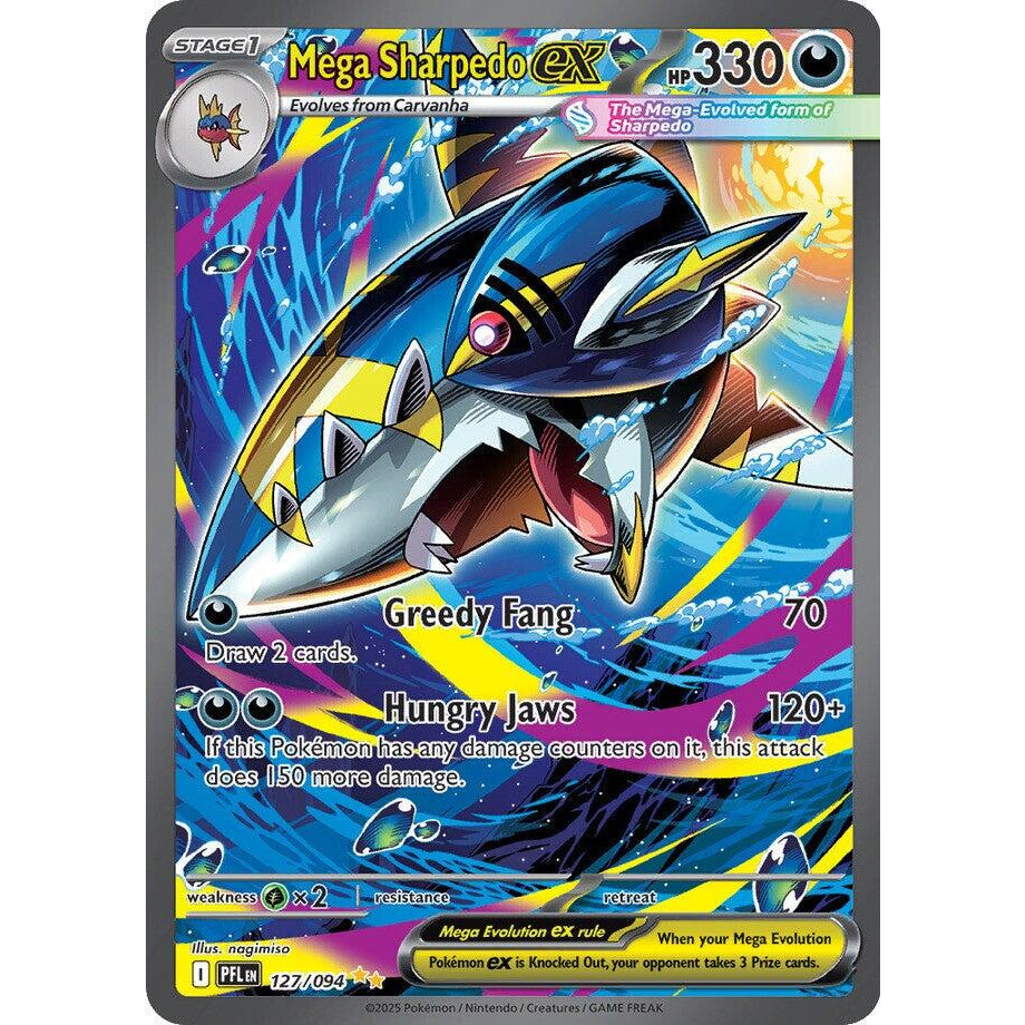 Mega Sharpedo ex PFL #127 Special Illustration Rare