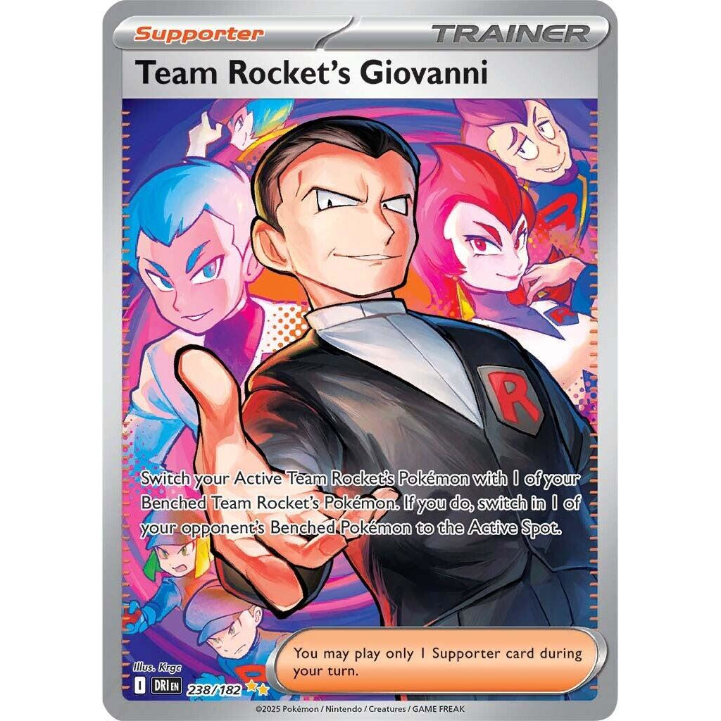 Team Rocket's Giovanni DRI #238 Special Illustration Rare
