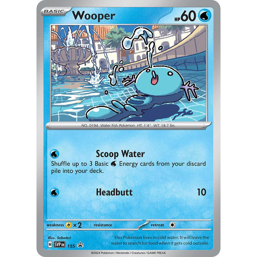 Wooper SVP #155 Promo Cosmo Holo